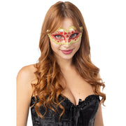 Op deze afbeelding zie je een Kostuums, van het merk Funidelia. Mystique Venetiaanse Oogmaskers 4 Stuks Vrouw Kostuum