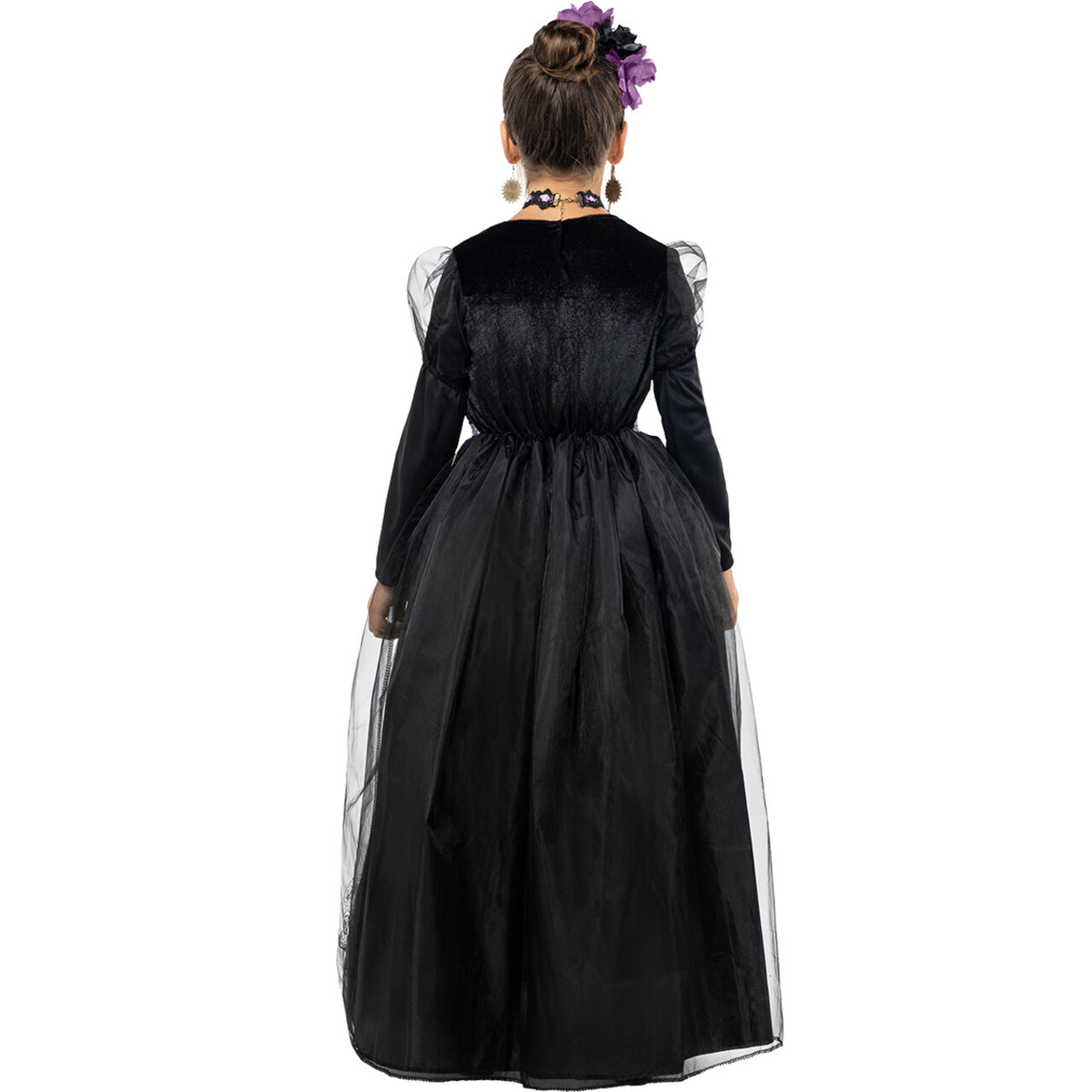 Op deze afbeelding zie je een Kostuums, van het merk Funidelia. Catrina Day Of The Dead Meisje Kostuum