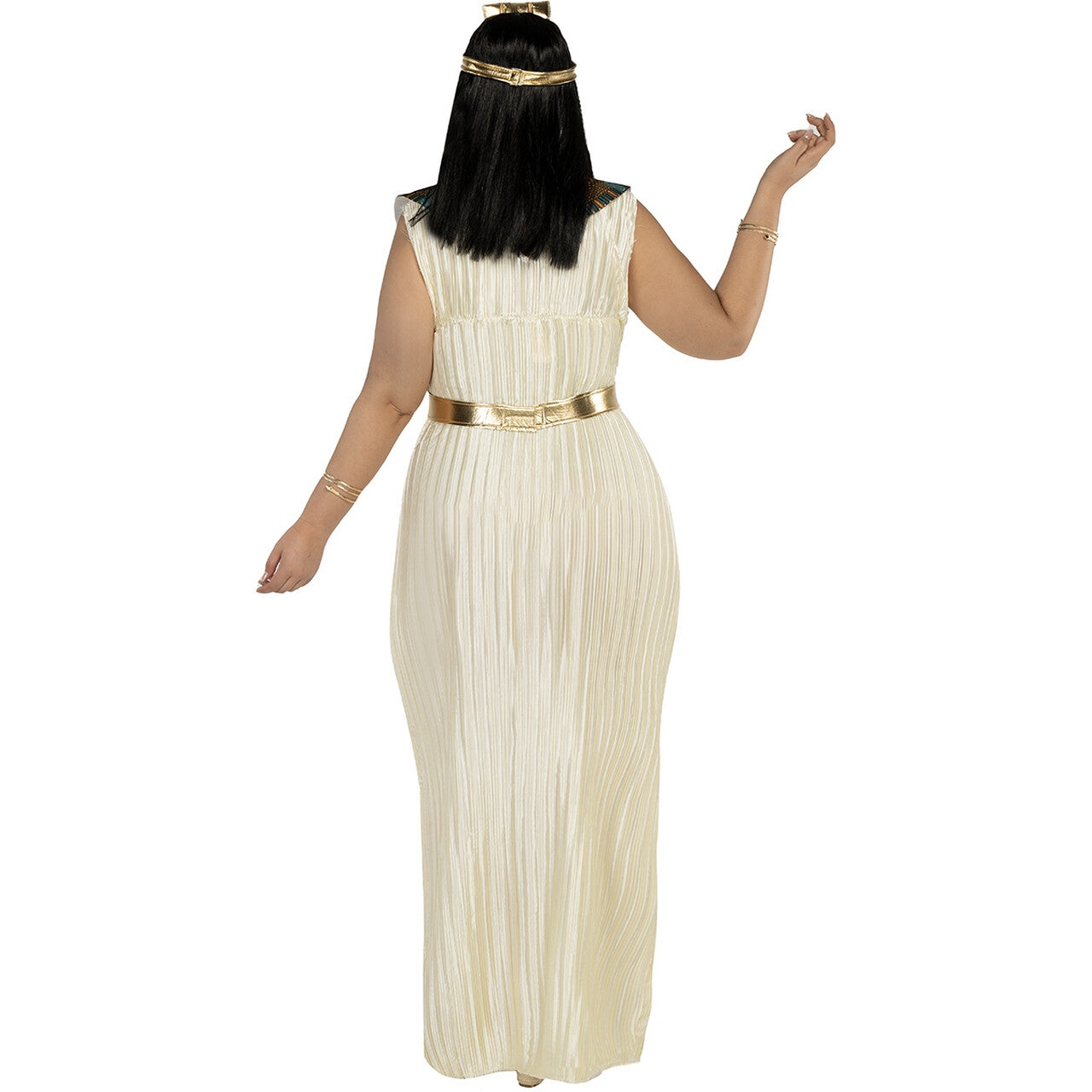 Op deze afbeelding zie je een Kostuums, van het merk Funidelia. Clevere Cleo Konigin Van Egypte Vrouw Kostuum