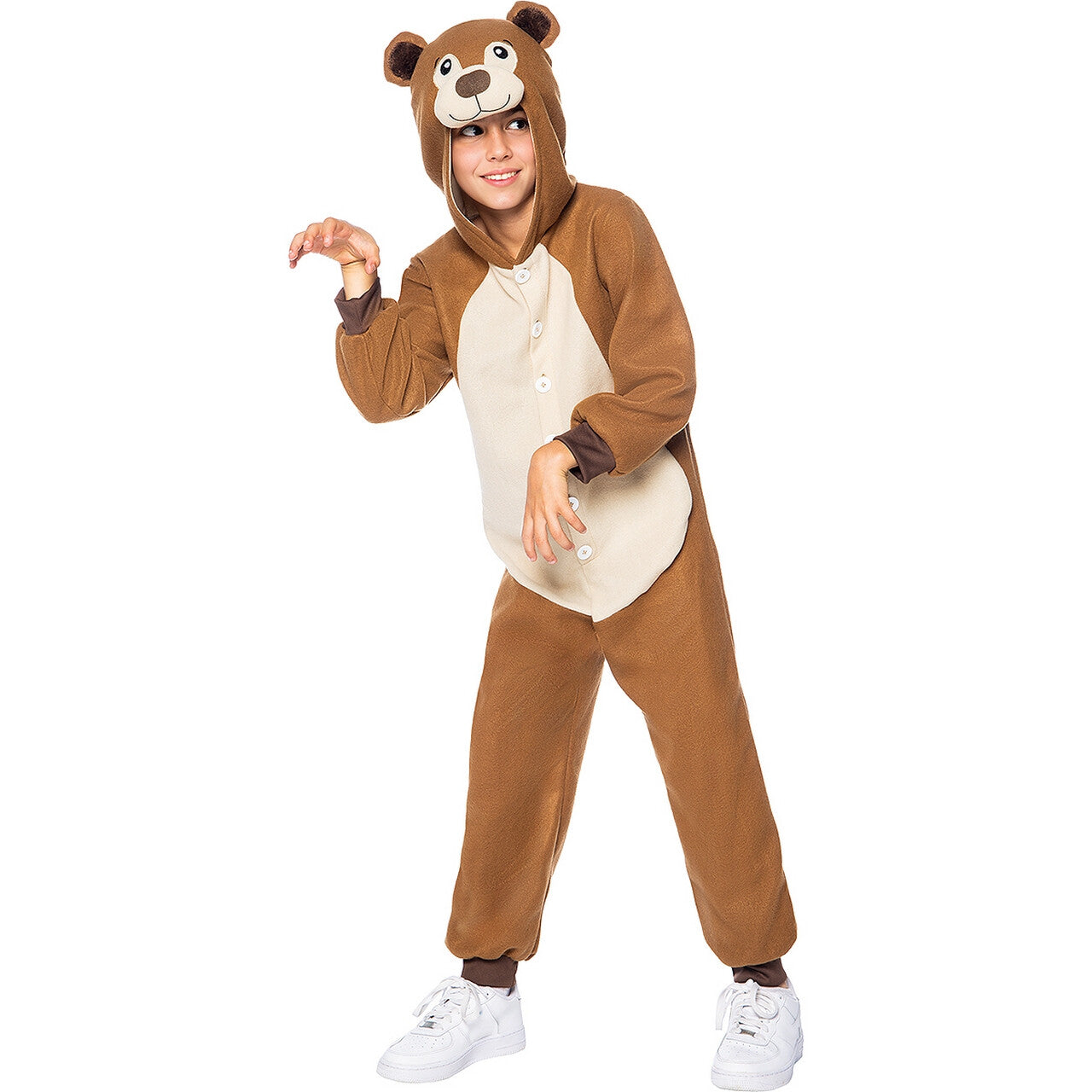 Op deze afbeelding zie je een Kostuums, van het merk Funidelia. Nooit Genoeg Knuffels Beer Kind Kostuum