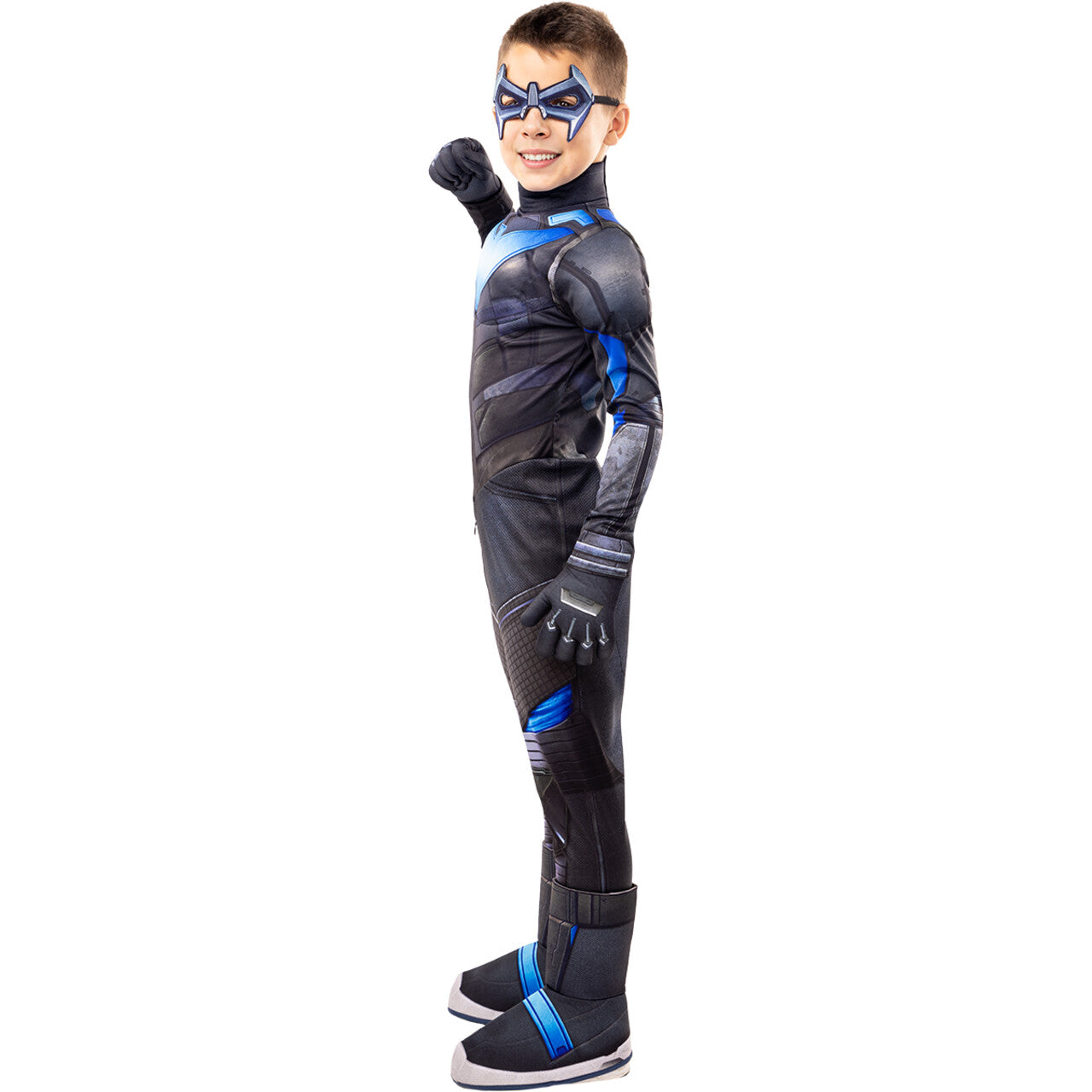 Op deze afbeelding zie je een Kostuums, van het merk Funidelia. Gotham Knights™ Nightwing Jongen Kostuum