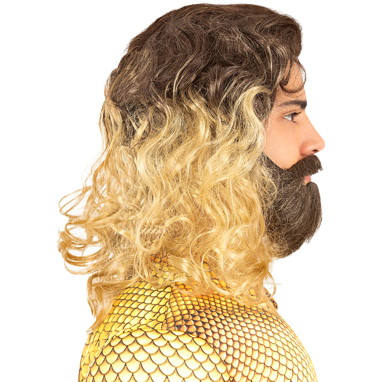 Op deze afbeelding zie je een Accessoires, van het merk Funidelia. Aquaman Koning Van De Zee Pruik Met Baard