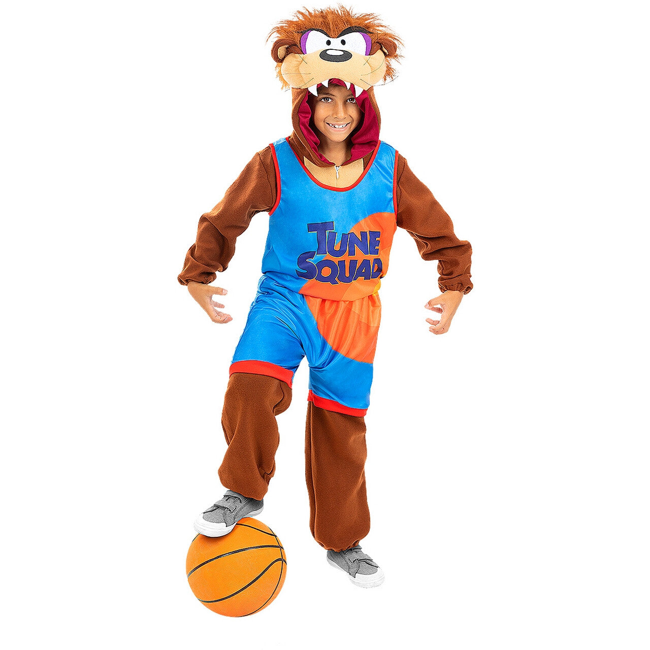 Op deze afbeelding zie je een Kostuums, van het merk Funidelia. Tasmanian Devil Space Jam Kostuum Taz Kind