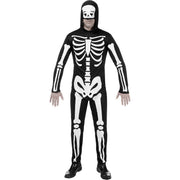 Op deze afbeelding zie je een Kostuums, van het merk Funidelia. Wandelend Skelet Onesie Man Kostuum