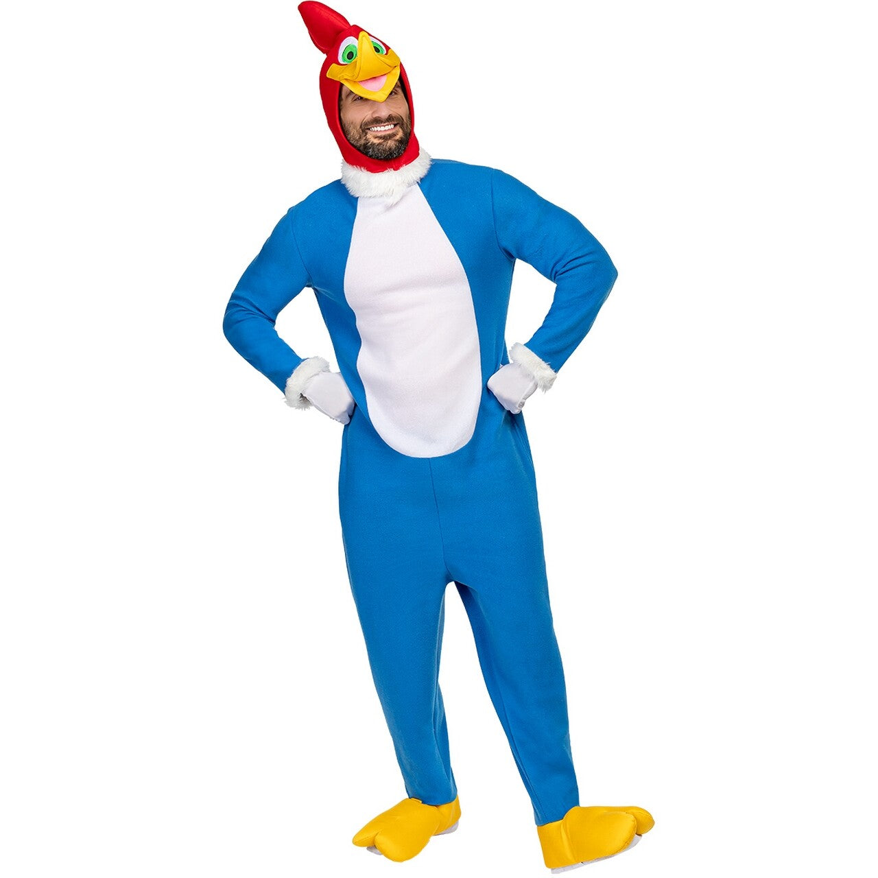 Op deze afbeelding zie je een Kostuums, van het merk Funidelia. Razendsnelle Woody Woodpecker Kostuum