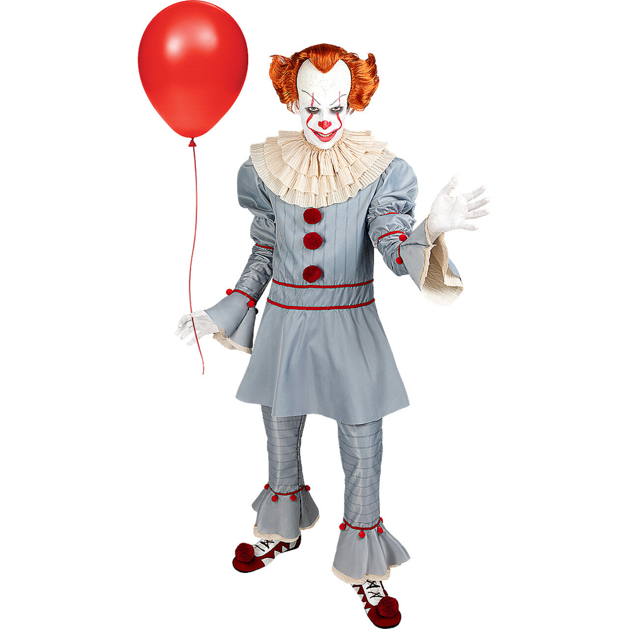 Op deze afbeelding zie je een Accessoires, van het merk Funidelia. Pennywise Clown Makeup Set