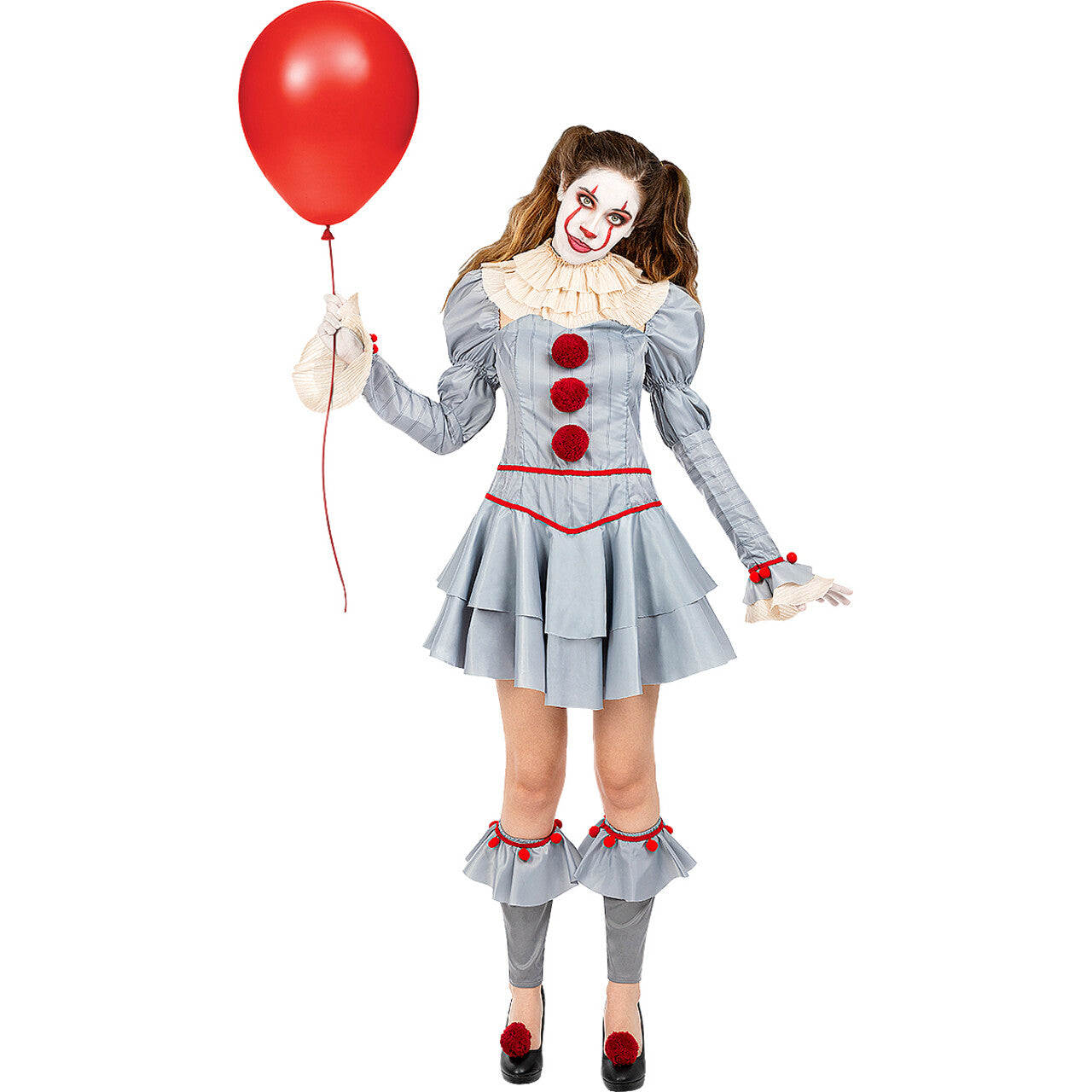 Op deze afbeelding zie je een Accessoires, van het merk Funidelia. Pennywise Clown Makeup Set