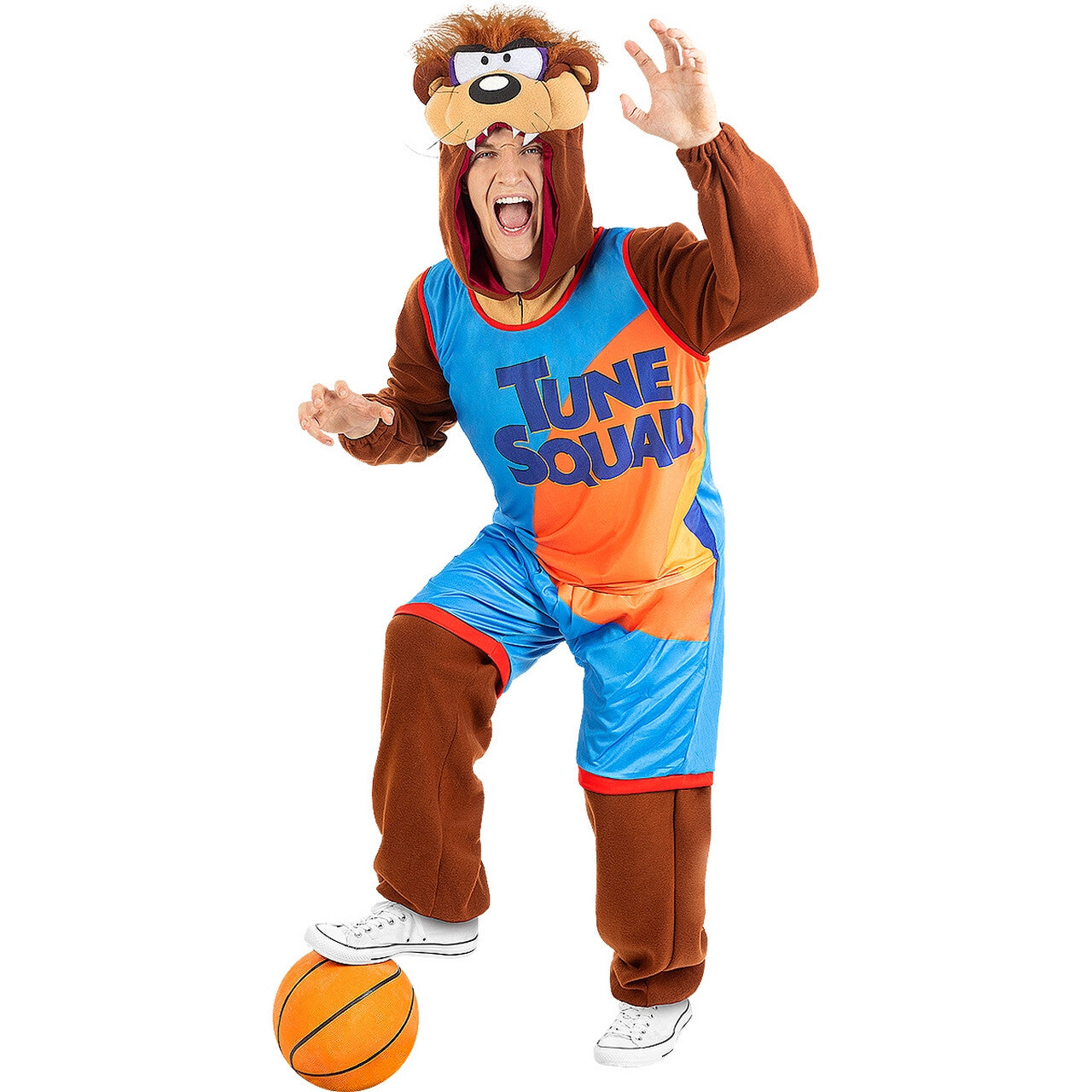 Op deze afbeelding zie je een Kostuums, van het merk Funidelia. Taz Devil Space Jam Looney Tunes Kostuum