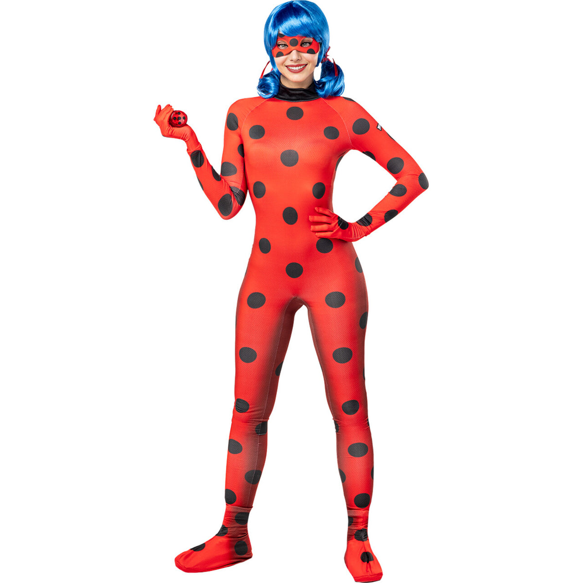 Op deze afbeelding zie je een Kostuums, van het merk Funidelia. Miraculous Ladybug™ Vrouw Kostuum