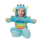 Op deze afbeelding zie je een Kostuums, van het merk Funidelia. Kleurrijk Monstertje Kind Kostuum