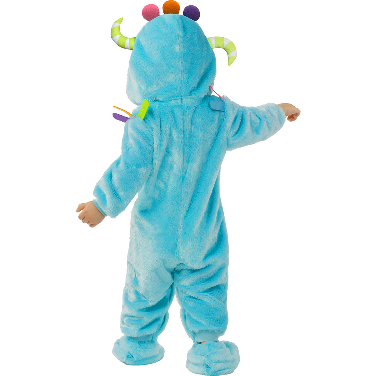 Op deze afbeelding zie je een Kostuums, van het merk Funidelia. Kleurrijk Monstertje Kind Kostuum