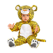 Op deze afbeelding zie je een Kostuums, van het merk Funidelia. Schattige Tijger Onesie Kind Kostuum