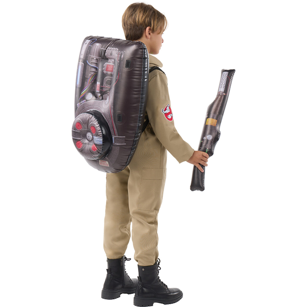 Op deze afbeelding zie je een Kostuums, van het merk Funidelia. Ghostbusters™ Ghost Hunter Kind Kostuum