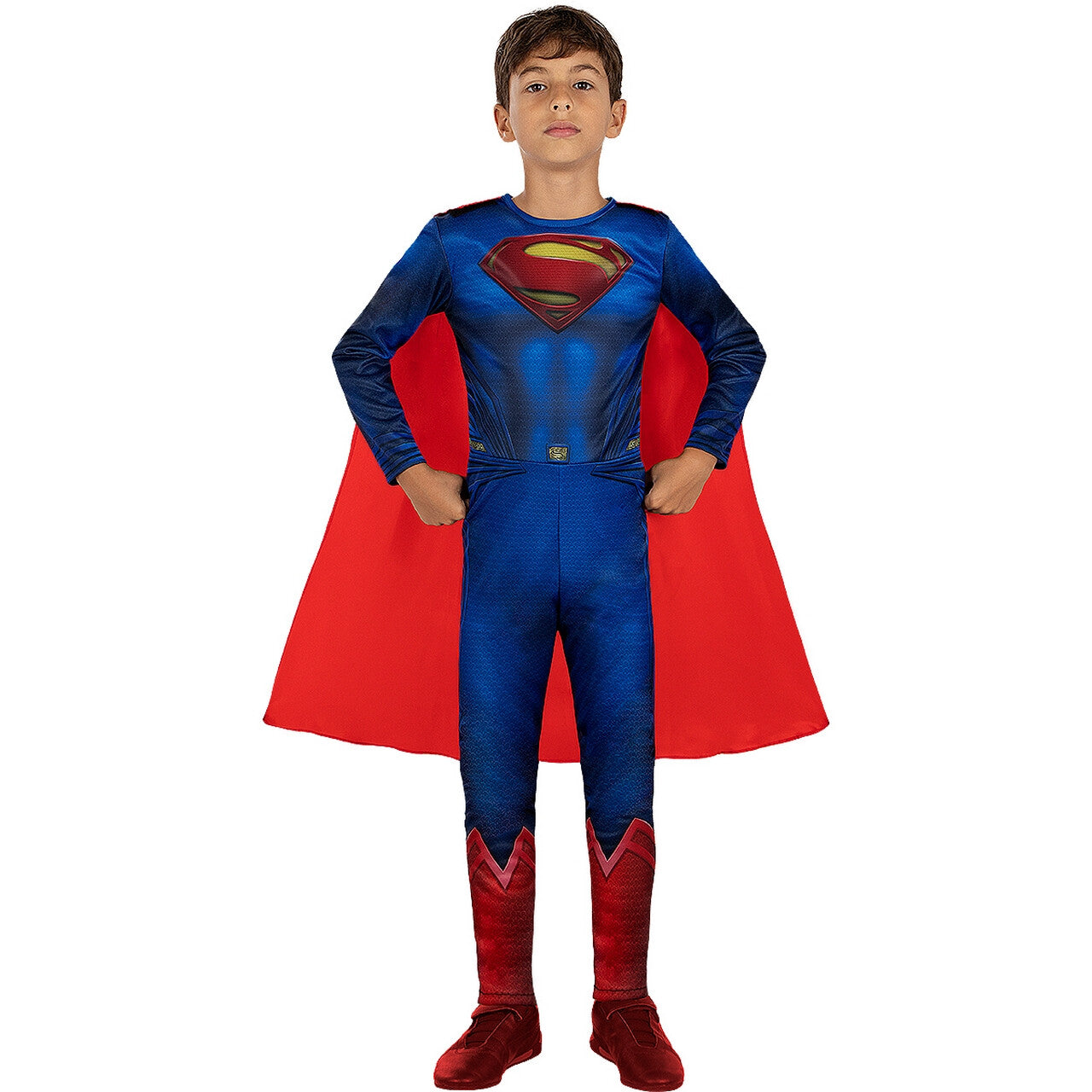 Op deze afbeelding zie je een Kostuums, van het merk Funidelia. Superman™ Justice League™ Kind Jongen Kostuum