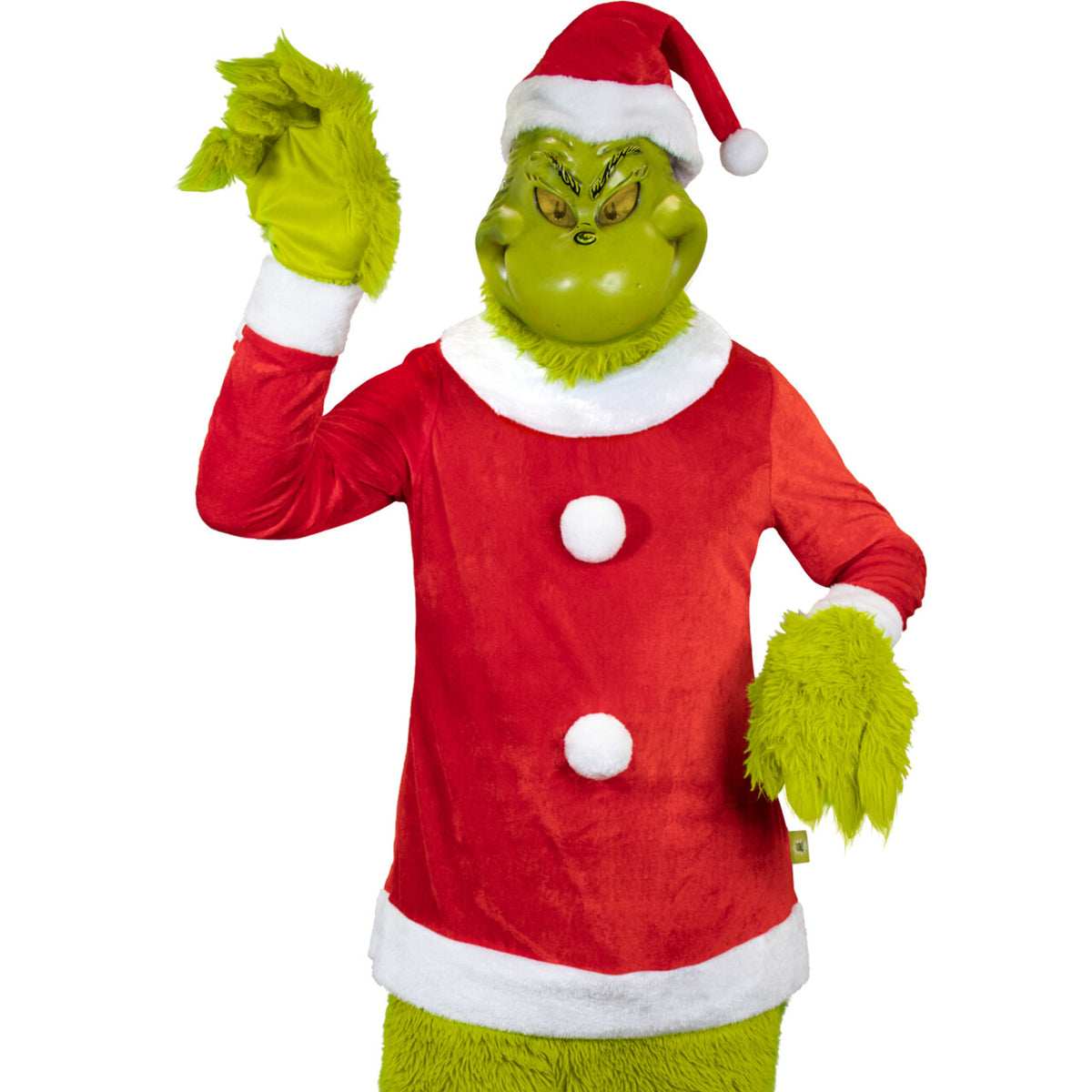 Op deze afbeelding zie je een Kostuums, van het merk Funidelia. Groene Kerstboef The Grinch Unisex Kostuum