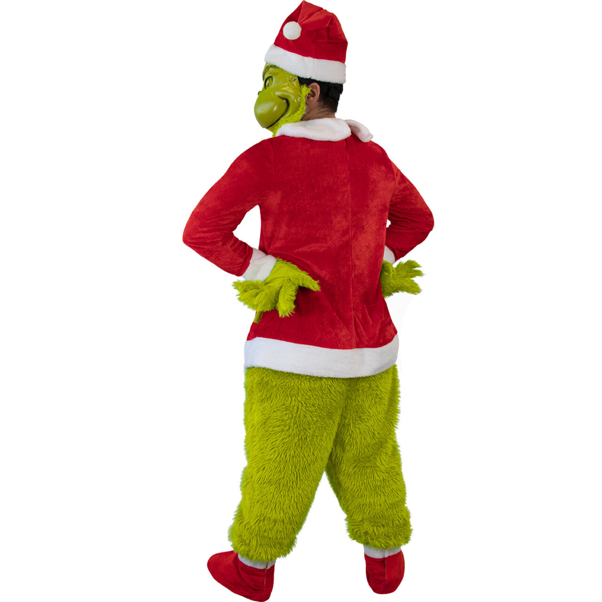 Op deze afbeelding zie je een Kostuums, van het merk Funidelia. Groene Kerstboef The Grinch Unisex Kostuum
