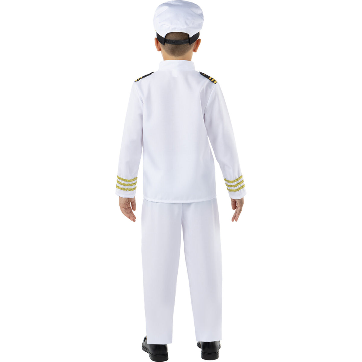 Op deze afbeelding zie je een Kostuums, van het merk Funidelia. Navy Captain Jongen Kostuum