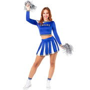 Op deze afbeelding zie je een Kostuums, van het merk Funidelia. Born To Cheer USA Cheerleader Vrouw Kostuum