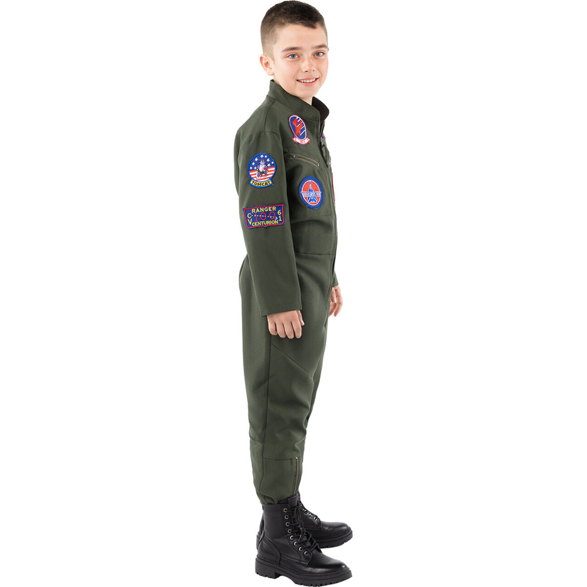 Op deze afbeelding zie je een Kostuums, van het merk Funidelia. Top Gun Aviator Jongen Kostuum
