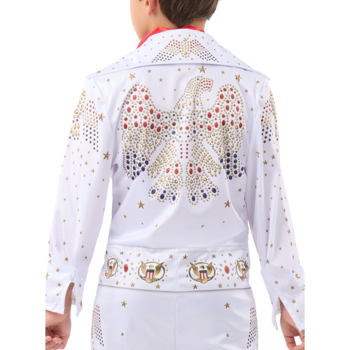 Op deze afbeelding zie je een Kostuums, van het merk Funidelia. Elvis™ The King Of Rock ’N’ Roll Jongen Kostuum