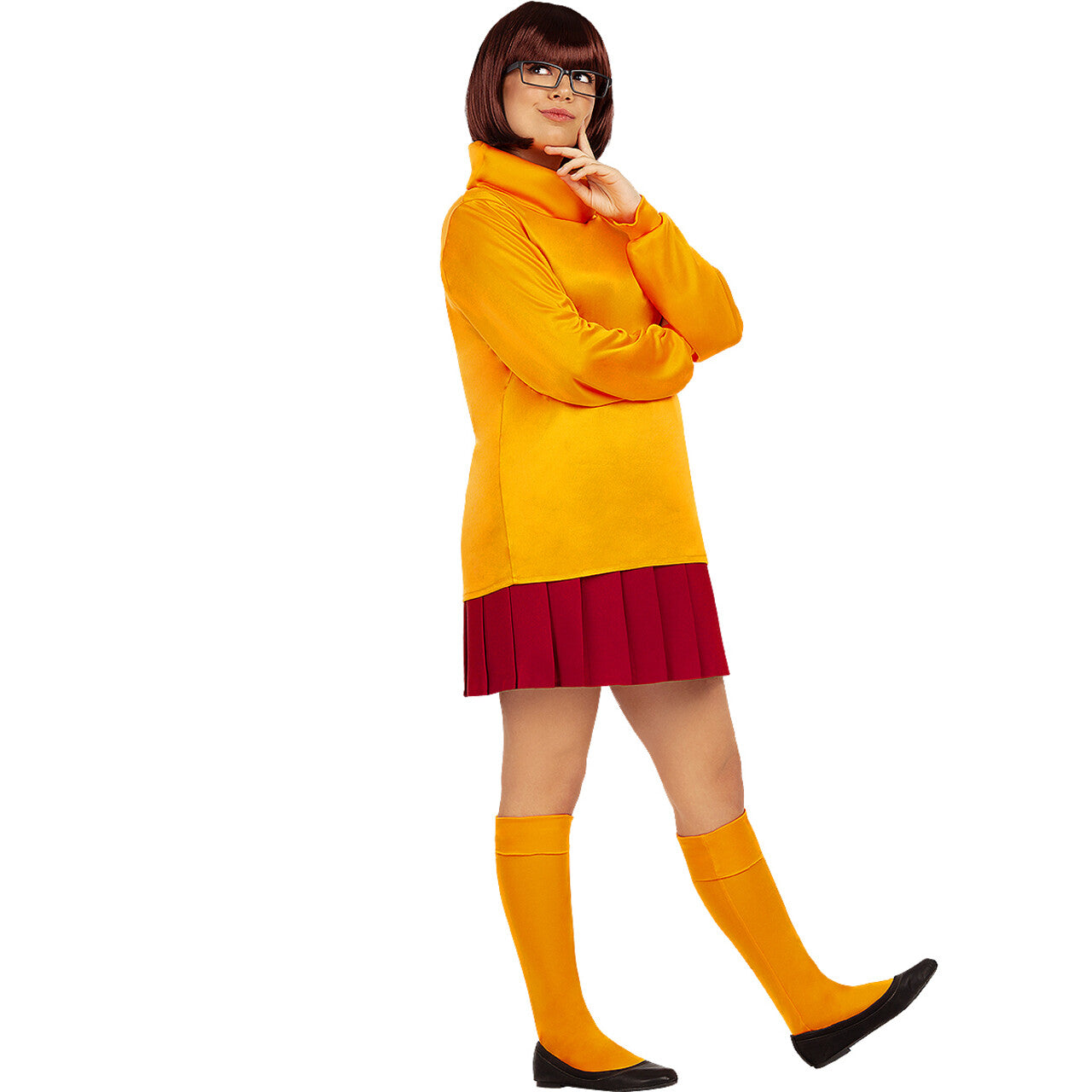 Op deze afbeelding zie je een Kostuums, van het merk Funidelia. Velma Scooby Doo Vrouw Kostuum
