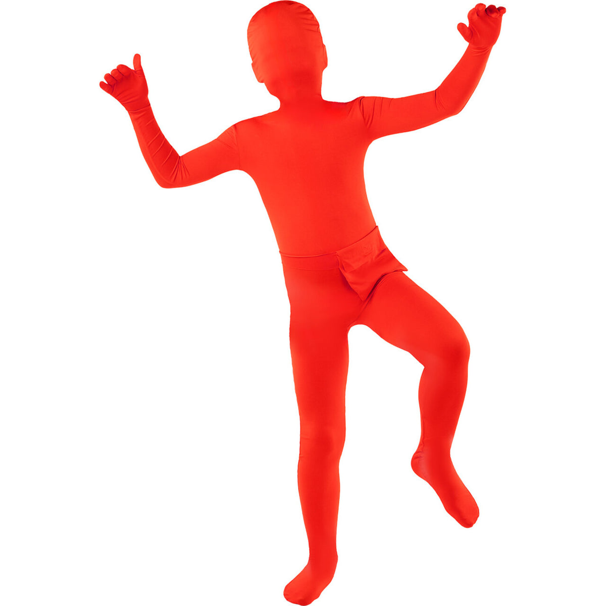 Op deze afbeelding zie je een Kostuums, van het merk Funidelia. Second Skin Red Kind Kostuum