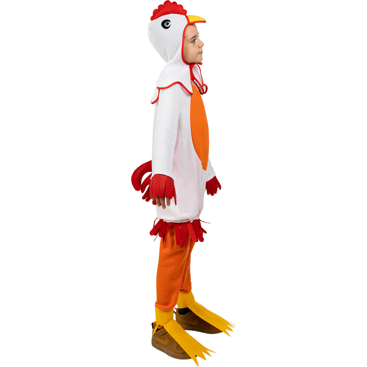 Op deze afbeelding zie je een Kostuums, van het merk Funidelia. Kippie Kippie Tok Tok Kind Kostuum