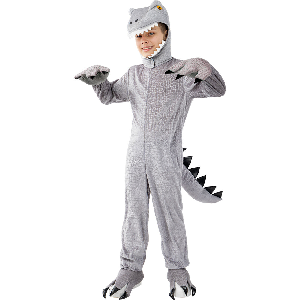 Op deze afbeelding zie je een Kostuums, van het merk Funidelia. T-Rex Dinosaurus Jongen Kostuum