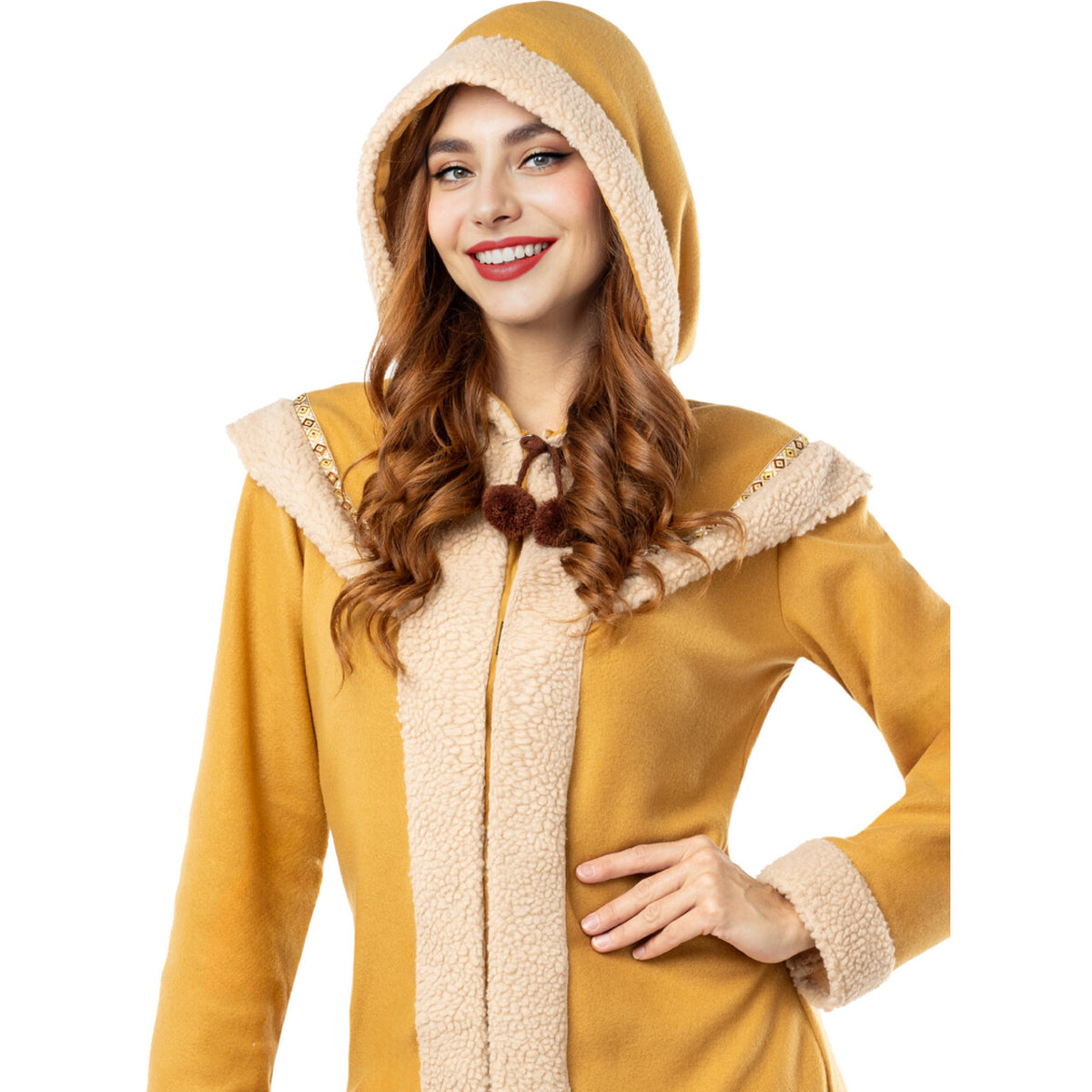 Op deze afbeelding zie je een Kostuums, van het merk Funidelia. Eskimo Ellie Vrouw Kostuum