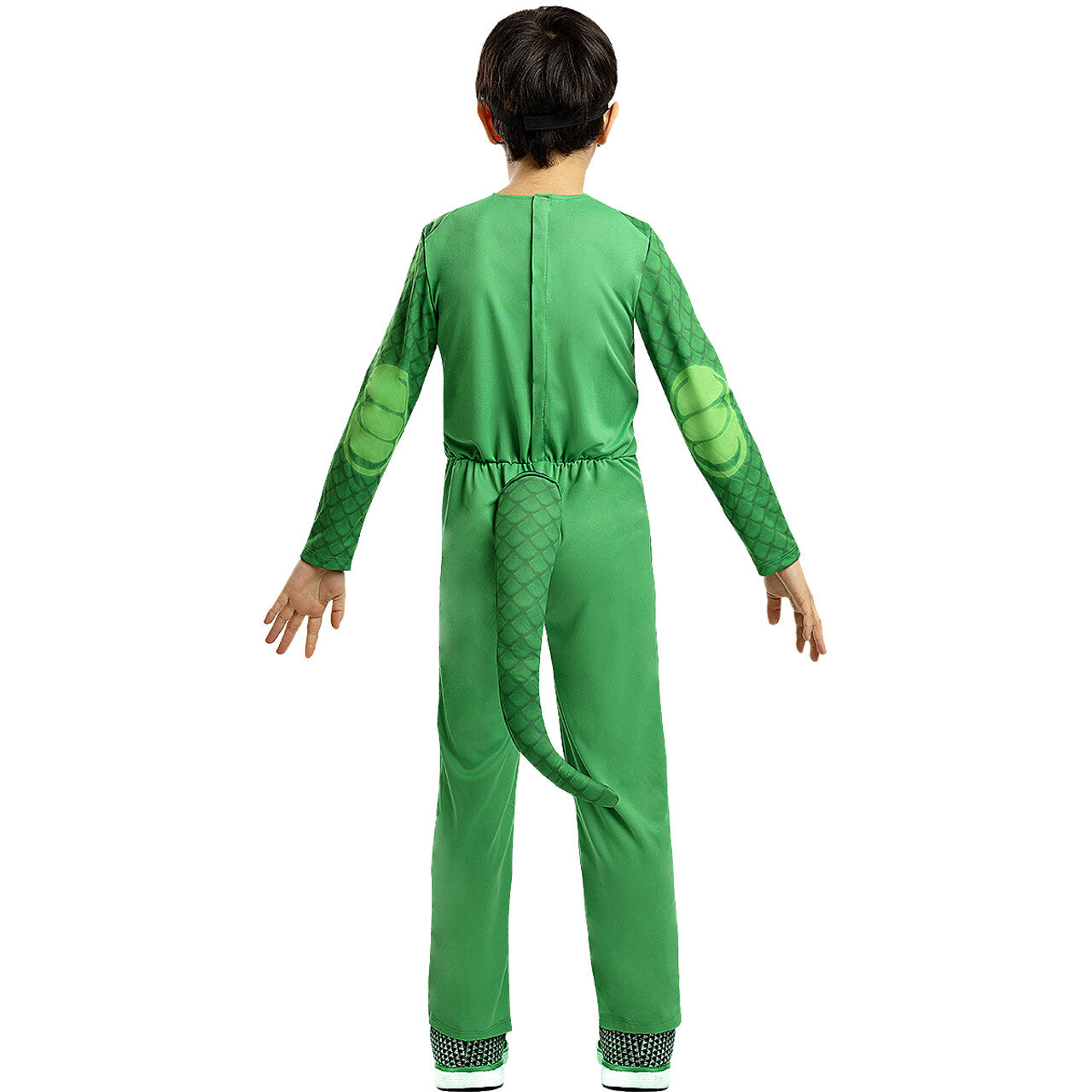 Op deze afbeelding zie je een Kostuums, van het merk Funidelia. Pj Masks Groene Gekko Kind Kostuum