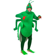 Op deze afbeelding zie je een Kostuums, van het merk Funidelia. Over Het Gras Hoppende Sprinkhaan Kostuum