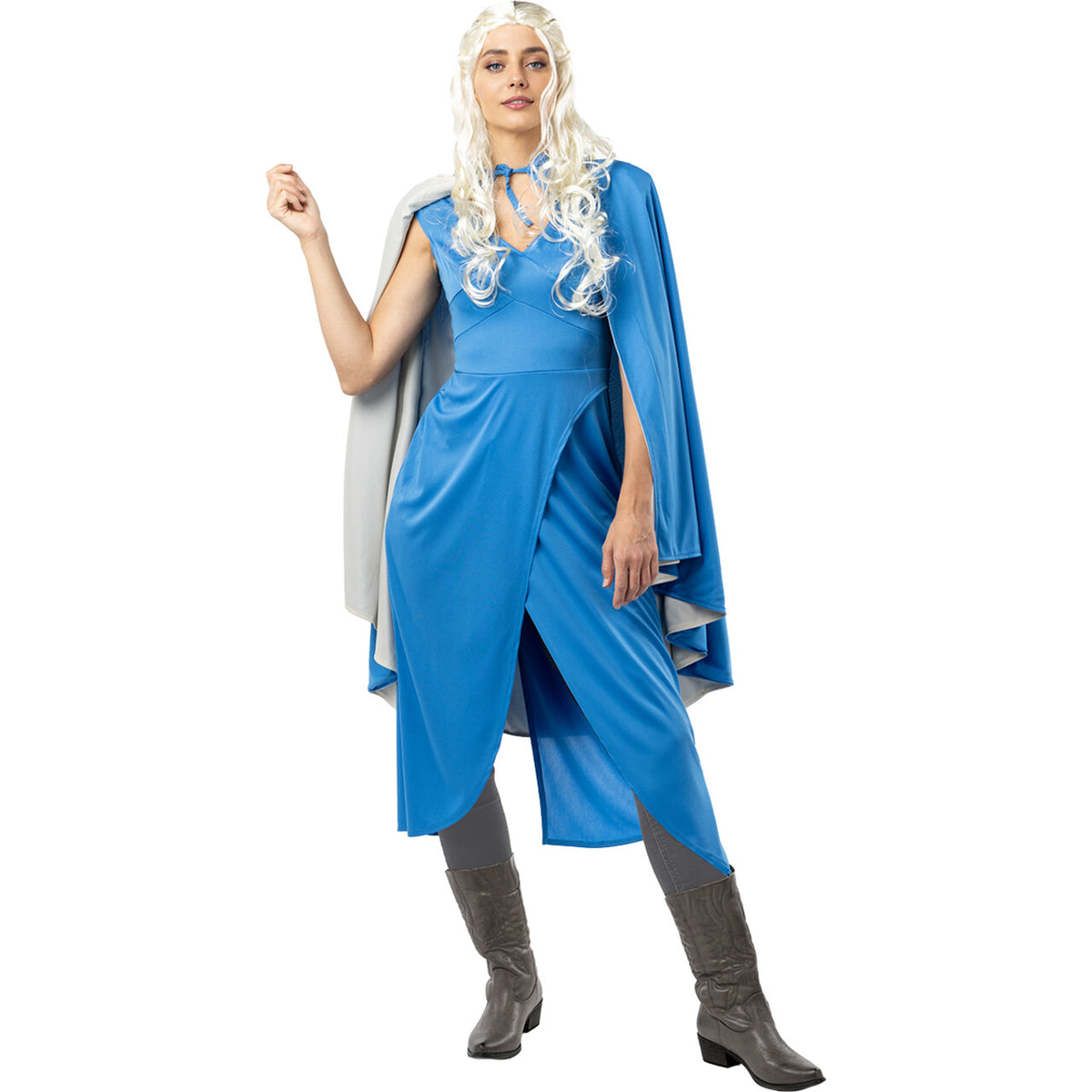 Op deze afbeelding zie je een Kostuums, van het merk Funidelia. Daenerys Targaryen™ Game Of Thrones™ Vrouw Kostuum