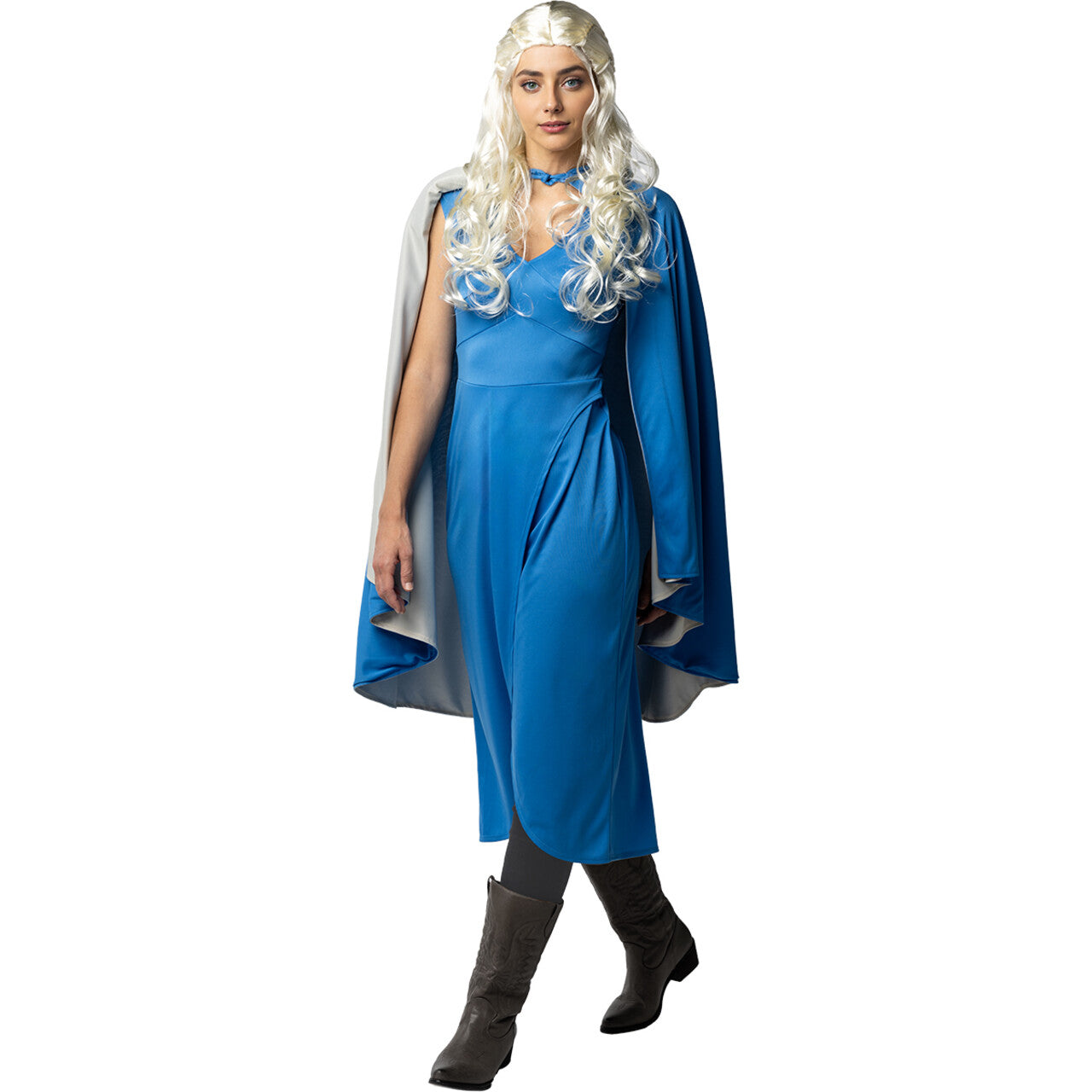 Op deze afbeelding zie je een Kostuums, van het merk Funidelia. Daenerys Targaryen™ Game Of Thrones™ Vrouw Kostuum