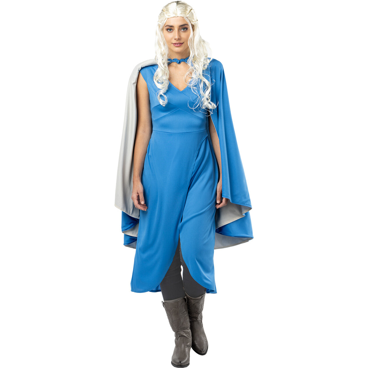 Op deze afbeelding zie je een Kostuums, van het merk Funidelia. Daenerys Targaryen™ Game Of Thrones™ Vrouw Kostuum