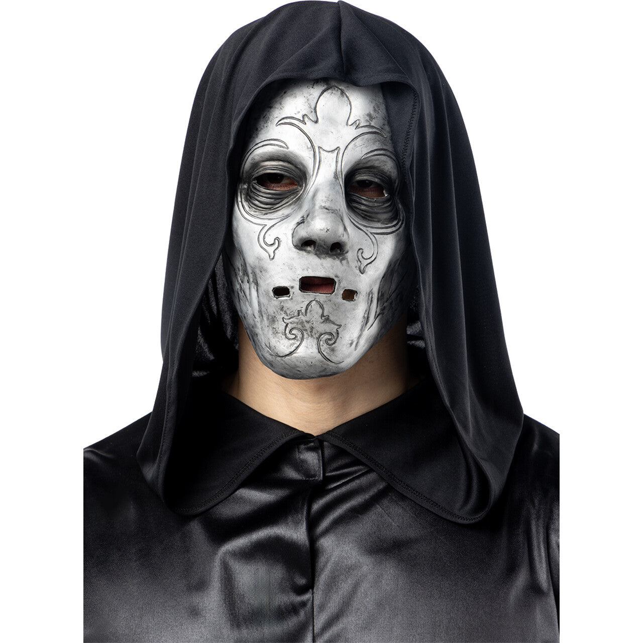 Op deze afbeelding zie je een Kostuums, van het merk Funidelia. Death Eater™ Harry Potter Man Kostuum