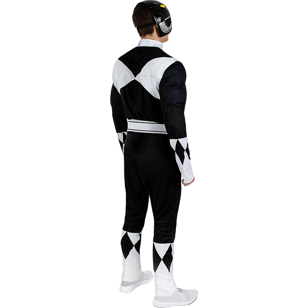Op deze afbeelding zie je een Kostuums, van het merk Funidelia. Zwarte Power Ranger Zack Man Kostuum