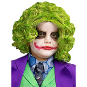 Op deze afbeelding zie je een Accessoires, van het merk Funidelia. Groene Joker Clown Pruik Kind