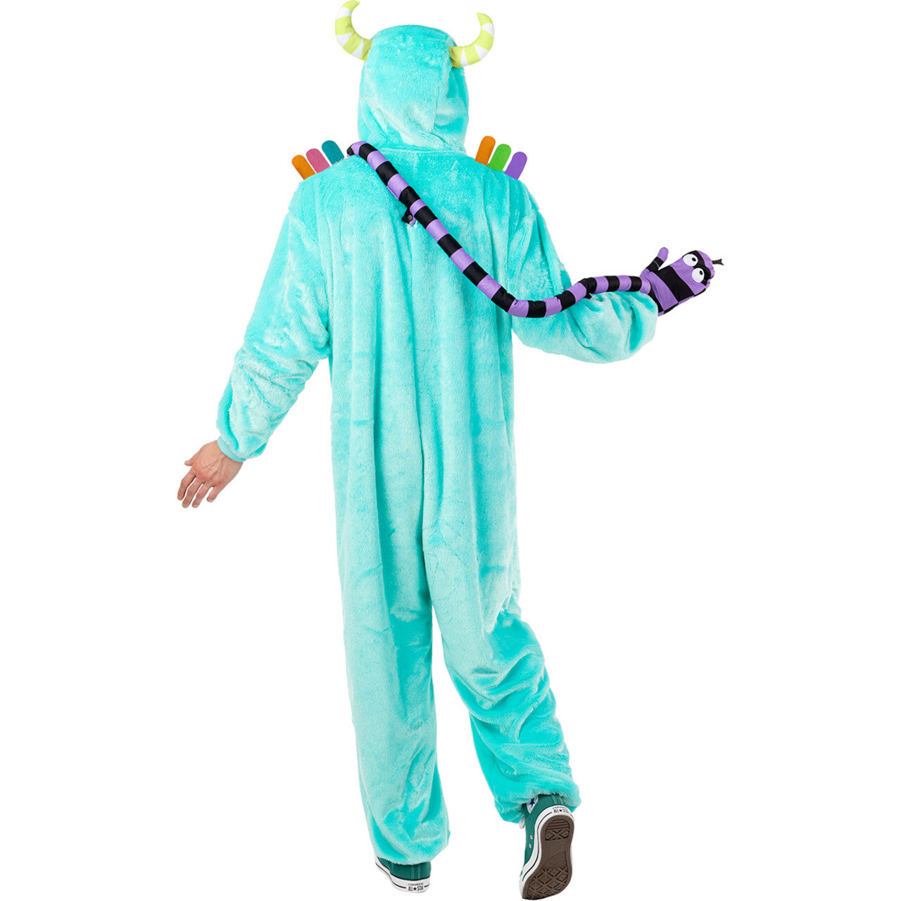 Op deze afbeelding zie je een Kostuums, van het merk Funidelia. Kleurrijk Groot Monster Unisex Kostuum