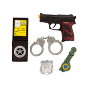 Op deze afbeelding zie je een Accessoires, van het merk Funidelia. Swat Politie Set 5delig