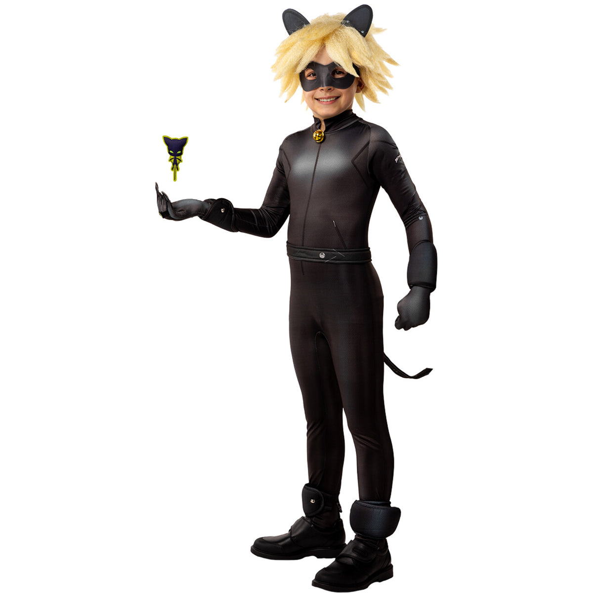 Op deze afbeelding zie je een Kostuums, van het merk Funidelia. Compleet Kostuum Cat Noir Van Miraculous Ladybug Kind