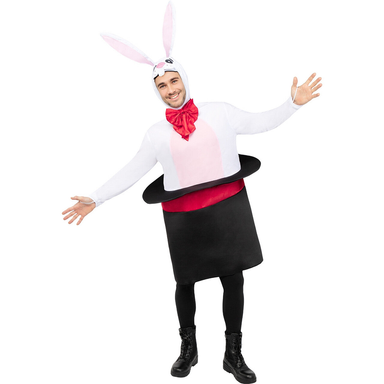Op deze afbeelding zie je een Kostuums, van het merk Funidelia. Konijn Uit De Hoed Kostuum