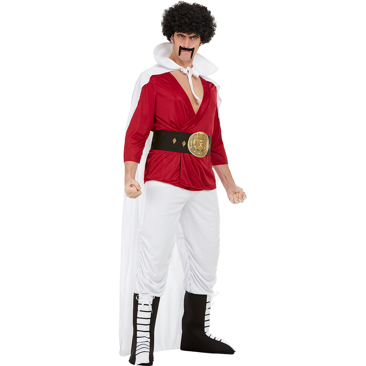Op deze afbeelding zie je een Accessoires, van het merk Funidelia. Mr Satan Wig Dragon Ball