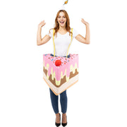Op deze afbeelding zie je een Kostuums, van het merk Funidelia. Happy Birthday Cake Kostuum