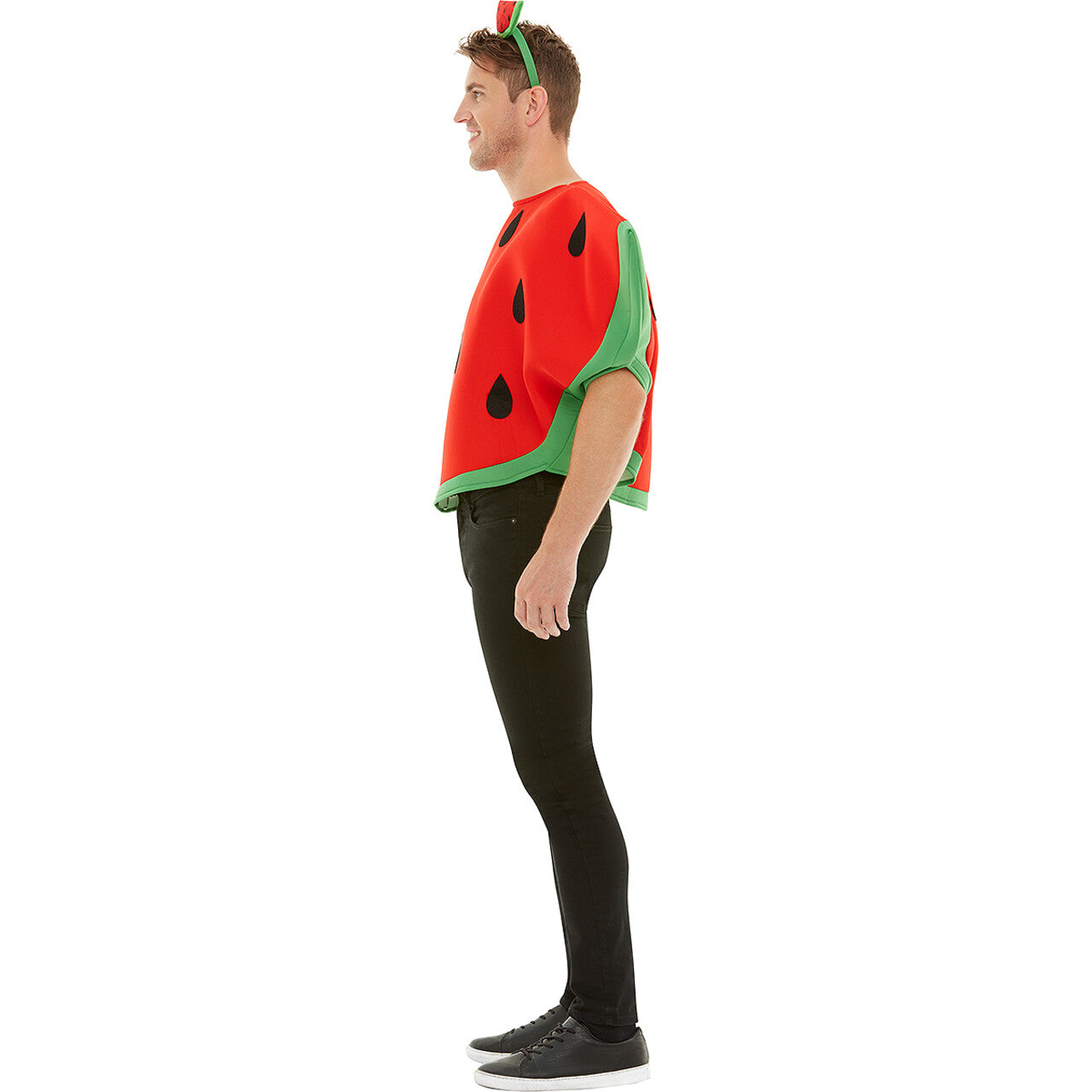 Op deze afbeelding zie je een Kostuums, van het merk Funidelia. Sappige Watermeloen Snee Kostuum