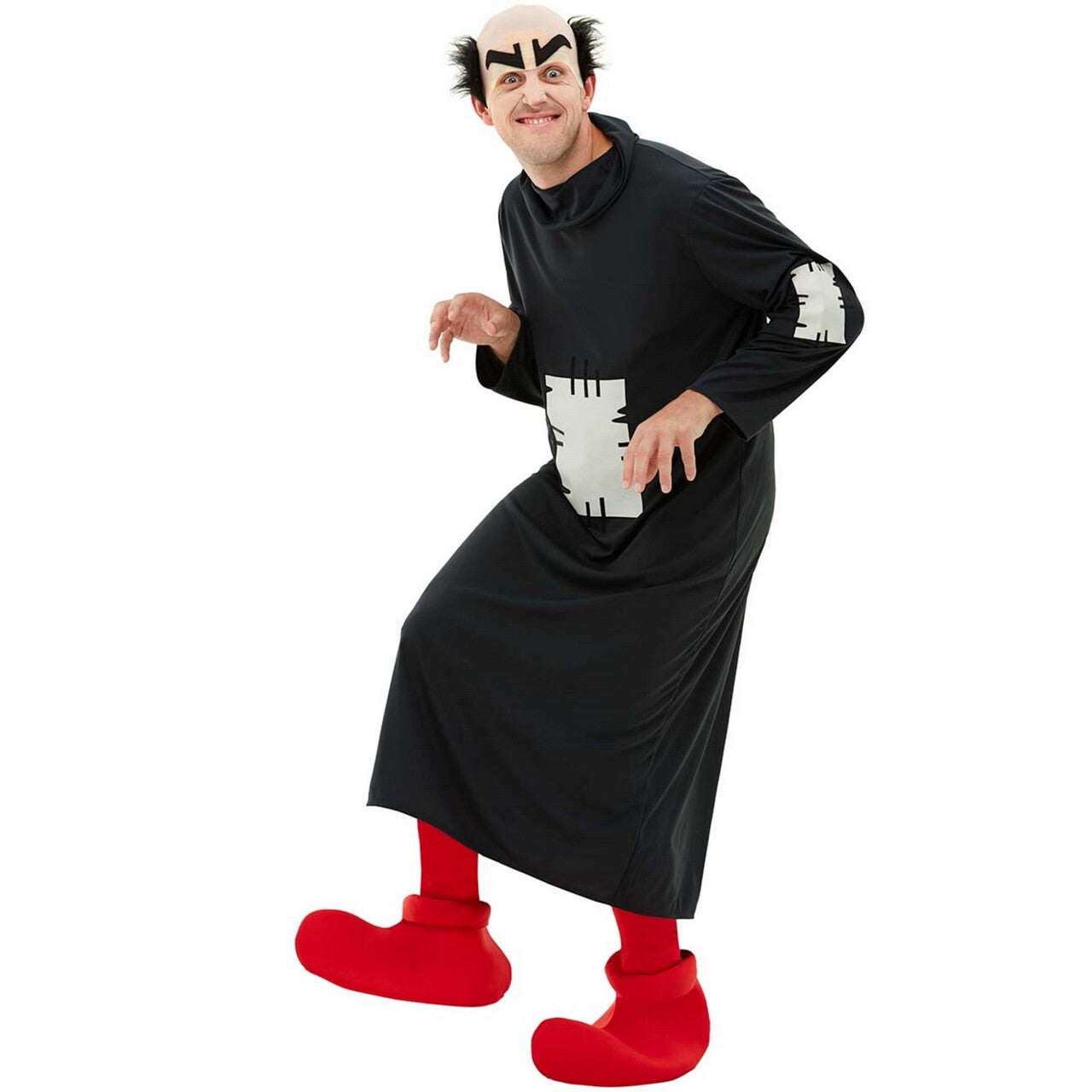 Op deze afbeelding zie je een Kostuums, van het merk Funidelia. Gargamel Je Kent Hem Wel Man Kostuum