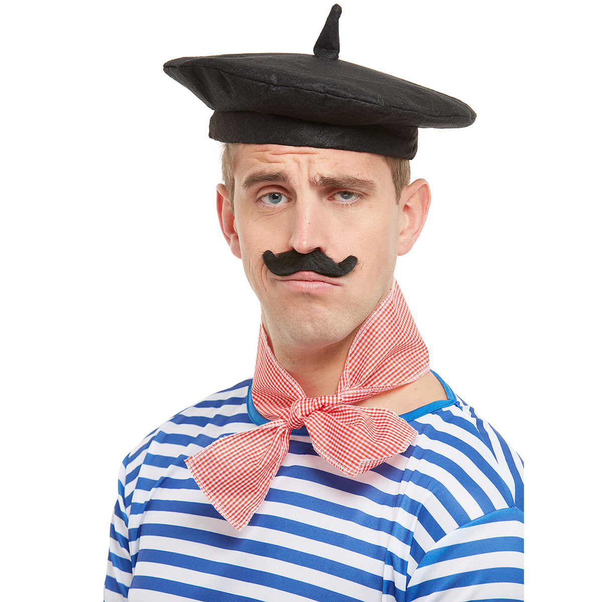 Op deze afbeelding zie je een Accessoires, van het merk Funidelia. Zwarte Franse Artistieke Baret