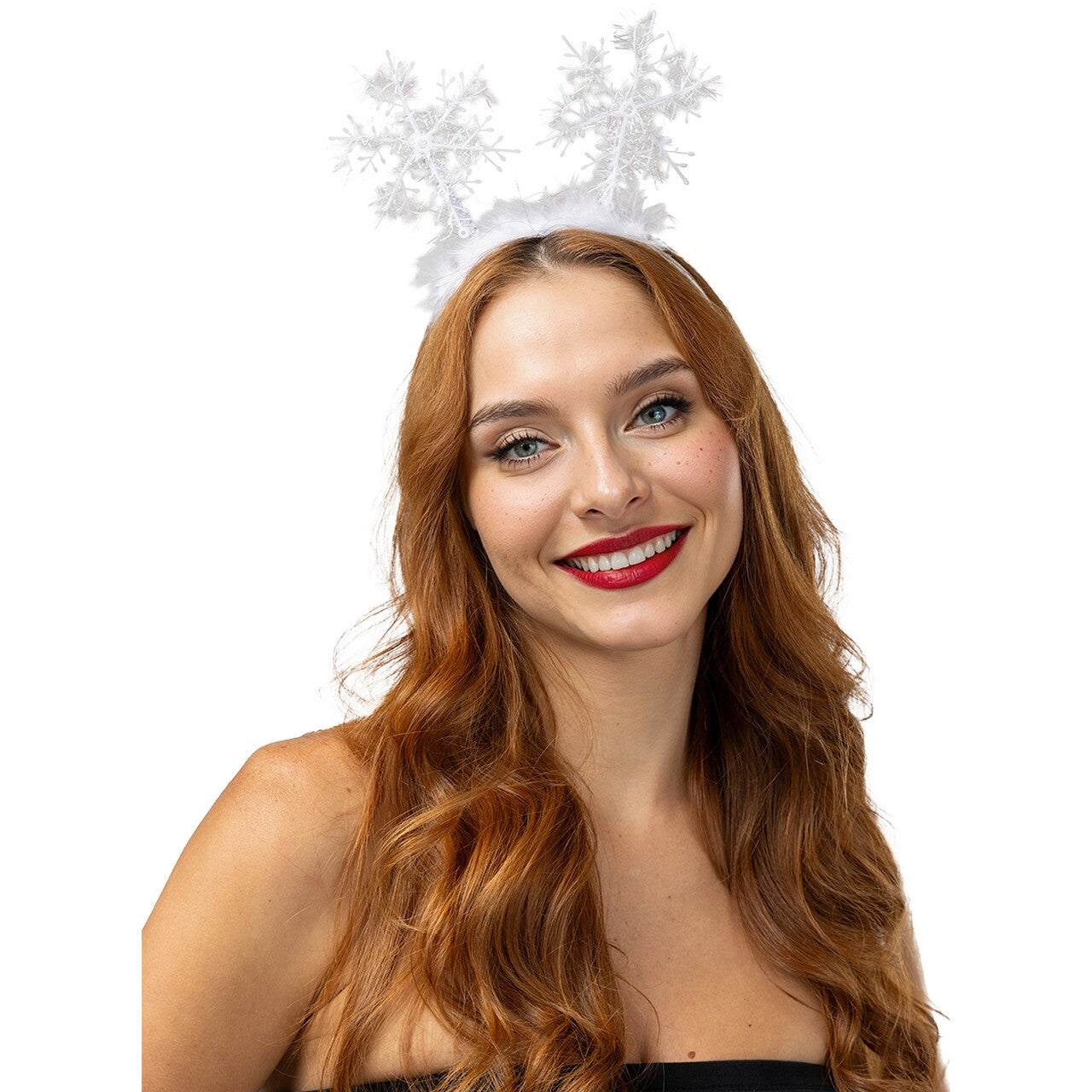Op deze afbeelding zie je een Accessoires, van het merk Funidelia. Snowflake Headband