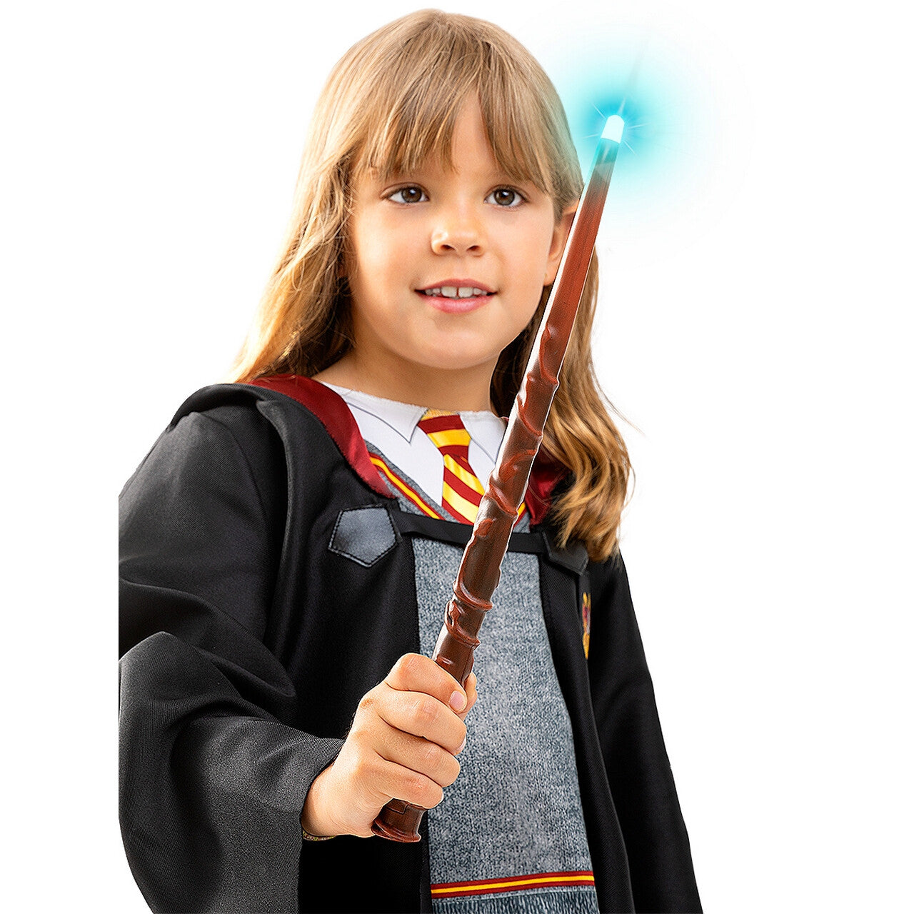 Op deze afbeelding zie je een Accessoires, van het merk Funidelia. Lichtgevende Toverstaf Hermione Granger - Harry Potter