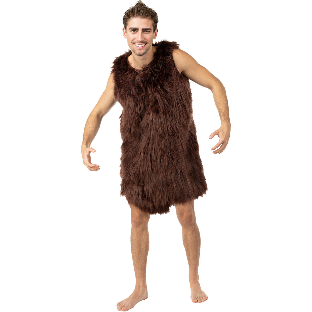 Op deze afbeelding zie je een Kostuums, van het merk Funidelia. Wollige Holbewoner Grug The Croods Man Kostuum