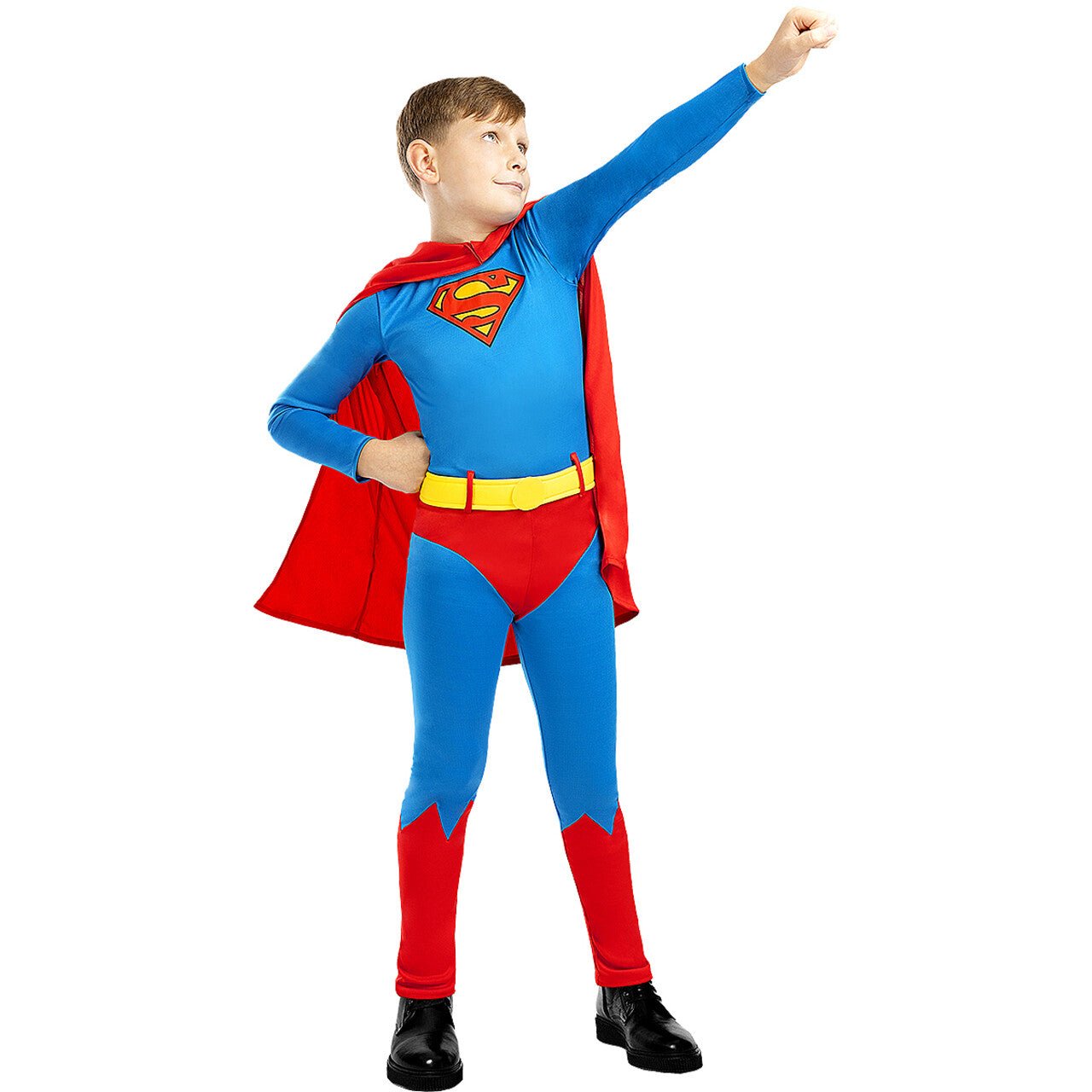 Op deze afbeelding zie je een Kostuums, van het merk Funidelia. Klassieke Clark Kent Superman™ Kind Jongen Kostuum
